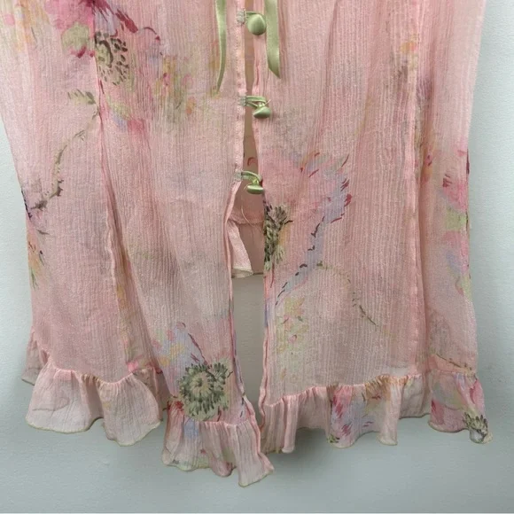 Vintage 00s Victoria’s Secret Silk Slip Dress Fairy - Picture 6 of 12